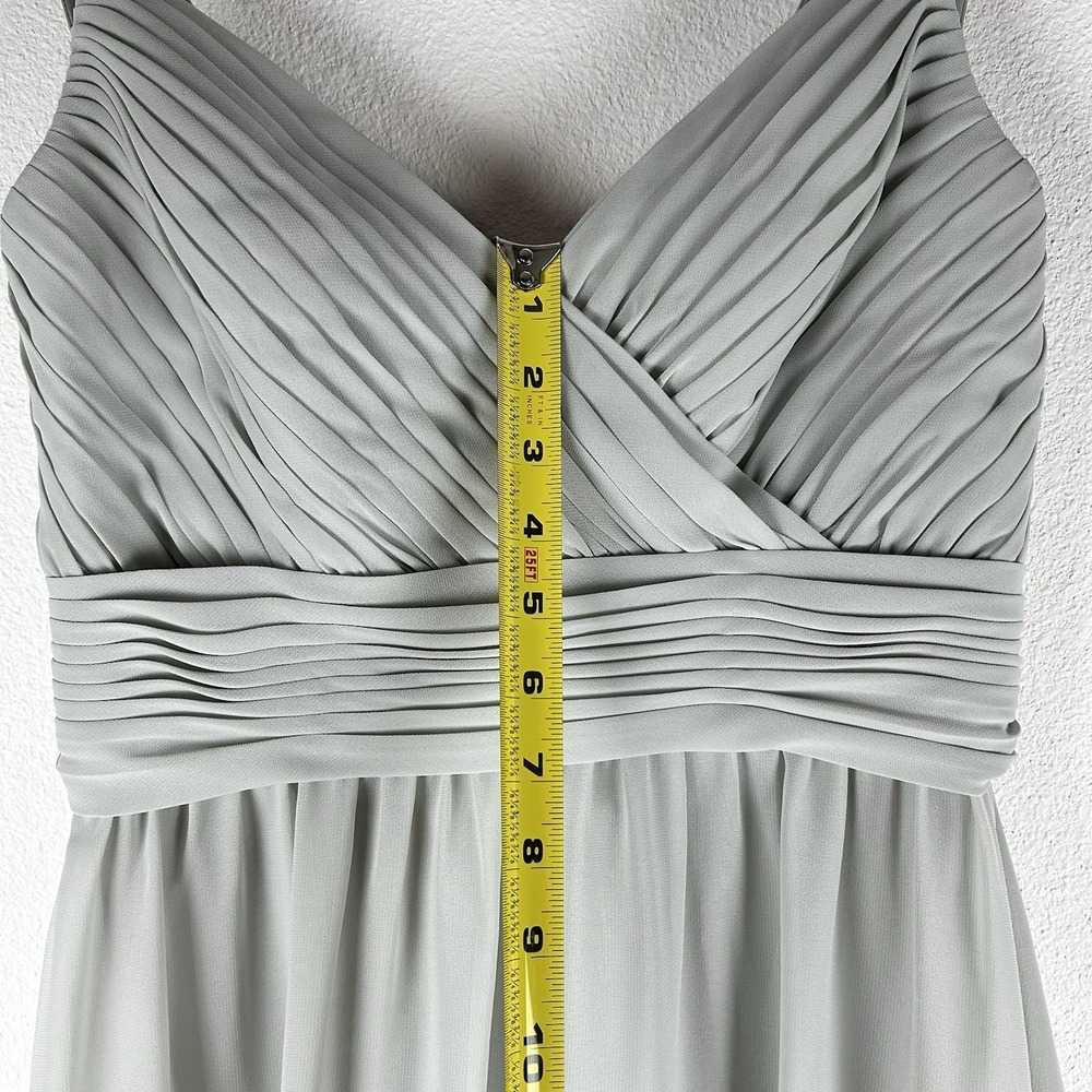 Sorella Vita Long Formal‎ Dress Bridesmaid Dress Party Dress Sea Glass Sz 10 - Picture 14 of 16